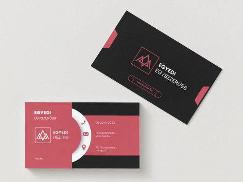 Teszttermék Névjegykártya Egyedi Egyszerűbb - 120 db