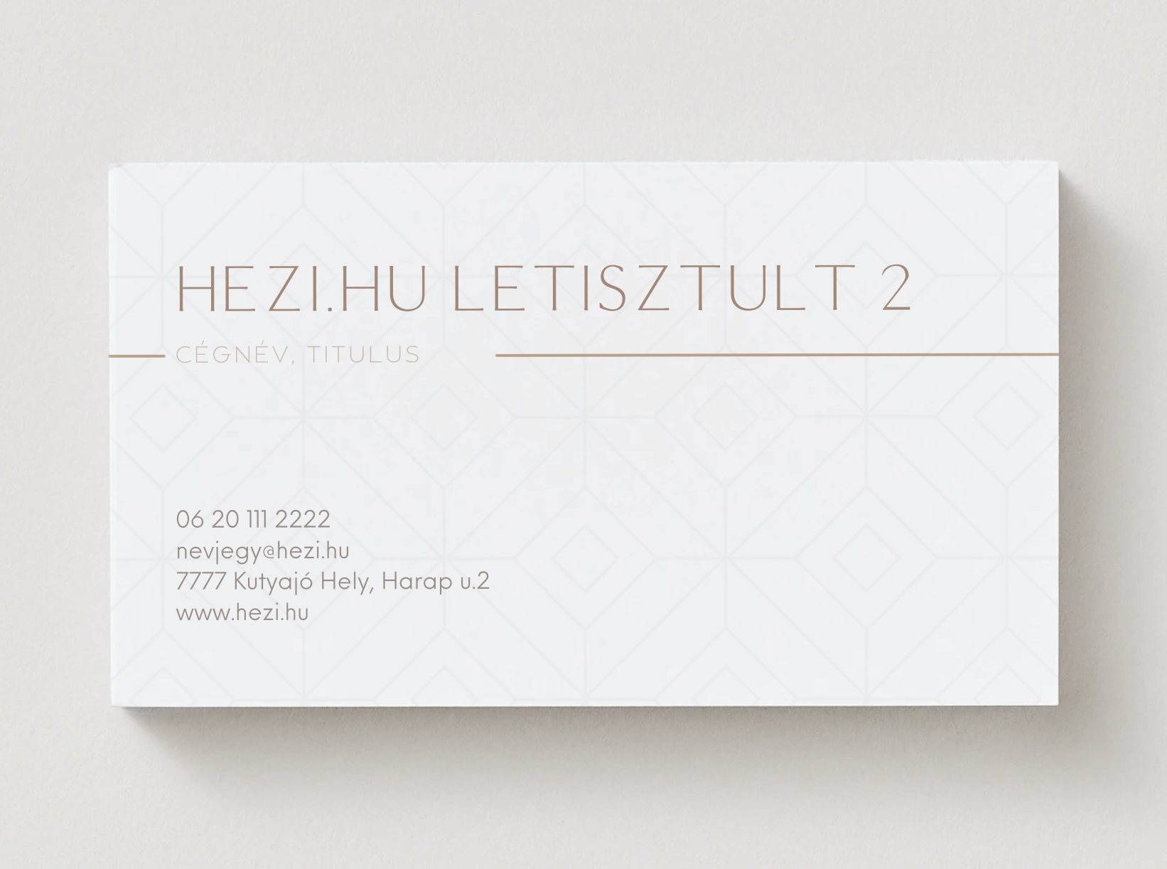 Letisztult 2